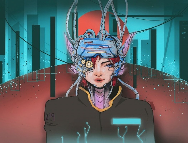 The Cyberpunk girl