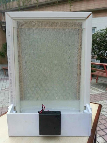 electrostatic precipitator and anti-mosquito window