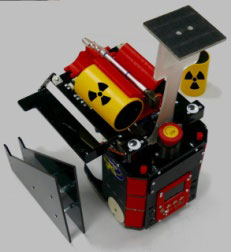 Robotic system for automation of operations of the radioactive waste processing process