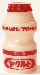 1968年発売当時のヤクルト容器