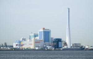 都市立地型の石炭火力発電所 (電源開発磯子火力発電所)