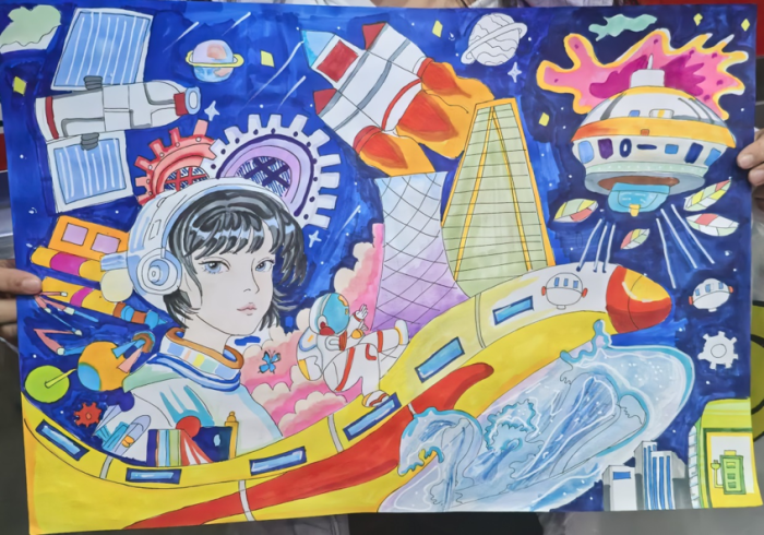 The Beauty of Technology Painted from My Heart