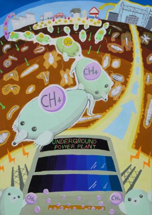 Microbes Save the Earth! Underground Power Plants