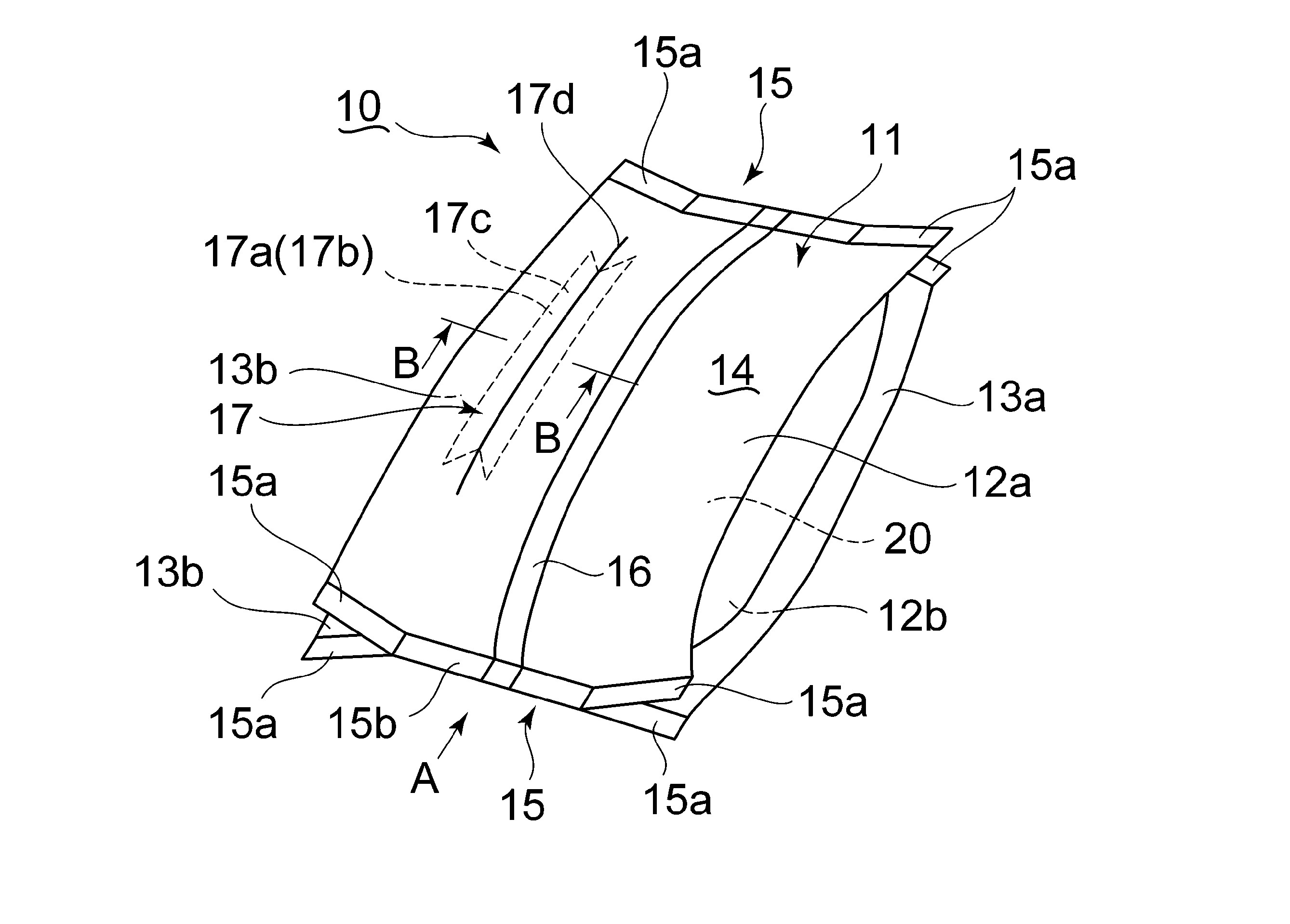 本件特許略示斜視図