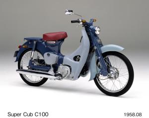 写真1 スーパーカブC100(1958年型)