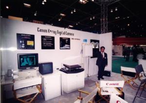 北米放射線学会におけるCXDIの展示様子